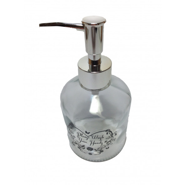 CAM SIVI SABUNLUK,KALPLİ MODEL 300ML 7,6X15,5CM - Resim 3