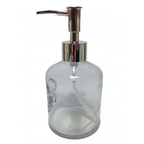 CAM SIVI SABUNLUK,KALPLİ MODEL 300ML 7,6X15,5CM - Resim 4