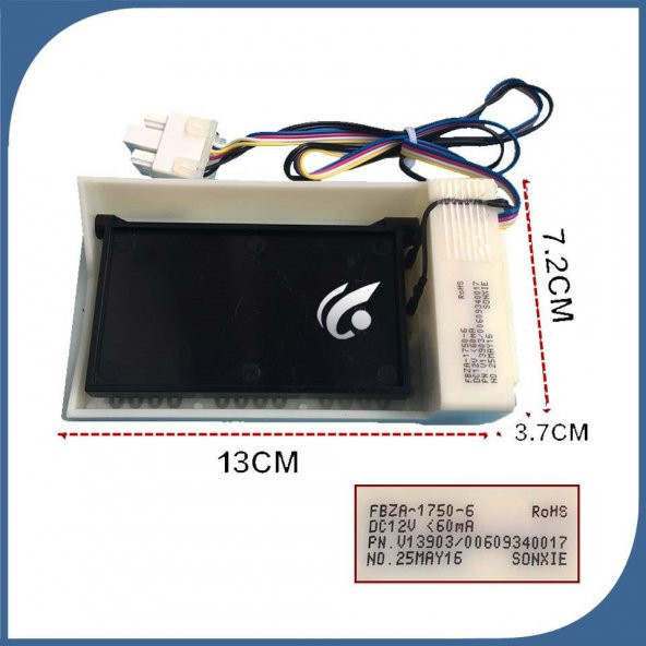 Buzdolabı Motoru İçin FBZA-1750-6A FBZA-1750-5 FBZA-1750-3H FBZA-1750-6 1485764 Fan Motor Parçası