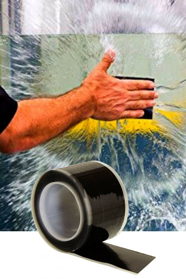 Flex Tape Suya Dayanıklı Su Geçirmez Sızdırmaz Tamir Bandı - 2