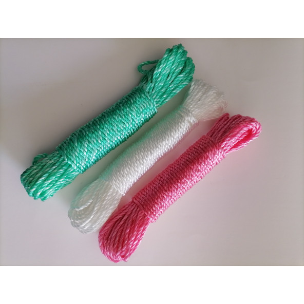 Çamaşır İpi 20 m 3 adet