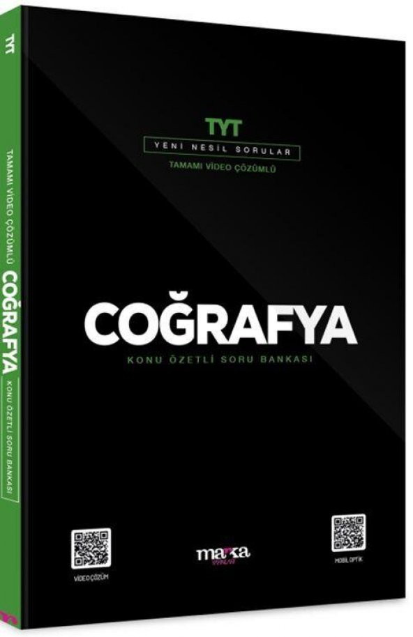 2023 TYT Coğrafya Konu Özetli Yeni Nesil Soru Bankası Tamamı Video Çözümlü Marka Yayınları