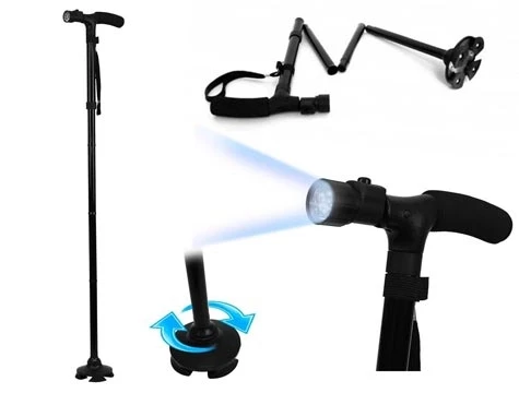 Trusty Cane Güvenilir Katlanabilir Işıklı Baston - 4