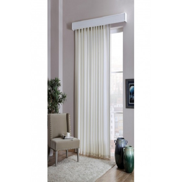TAÇ SATEN GÜNEŞLİK PERDE: EN 145 cm