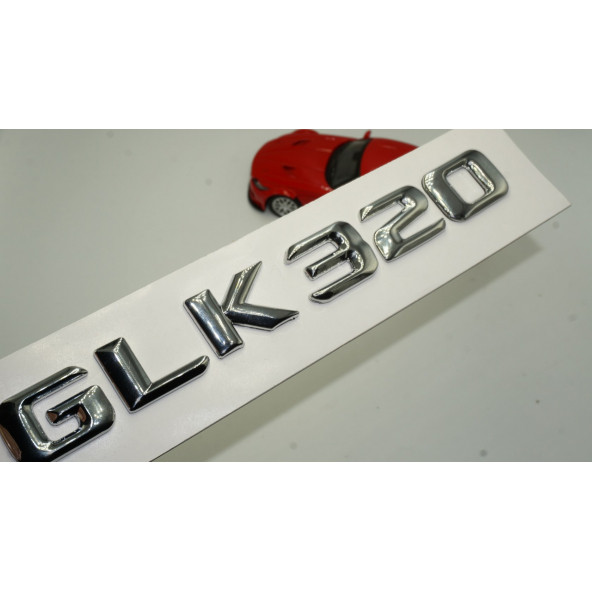 GLK 320 Bagaj Krom Metal 3M 3D Yazı Logo