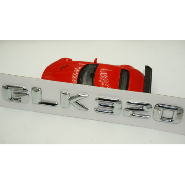 GLK 320 Bagaj Krom Metal 3M 3D Yazı Logo - 4