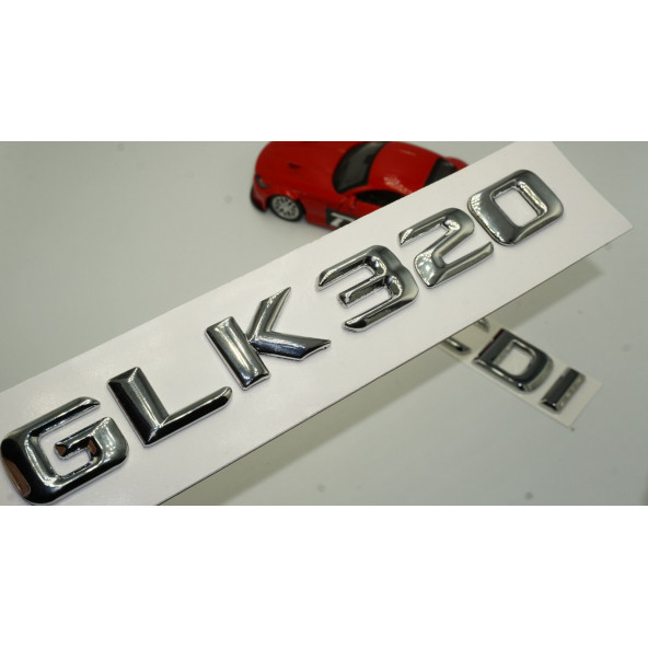 Benz GLK 320 CDI Bagaj Krom Metal 3M 3D Yazı Logo