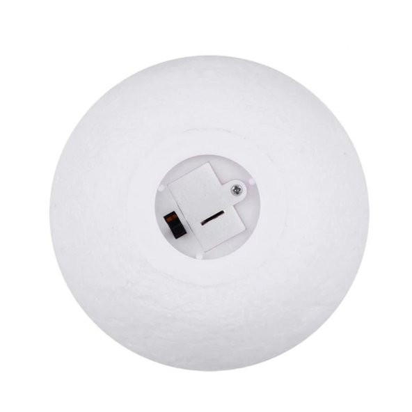 Gün Işığı 3D Ay Gece Lambası Dekoratif Küre Led Başucu Lambası - 5