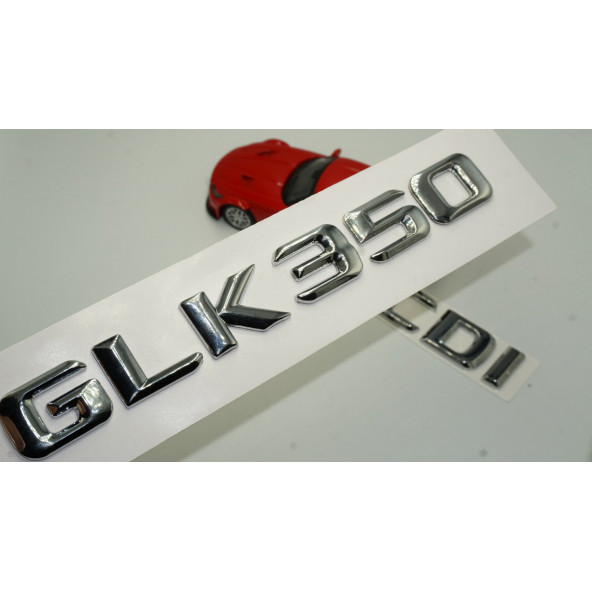 Benz GLK 350 CDI Bagaj Krom Metal 3M 3D Yazı Logo