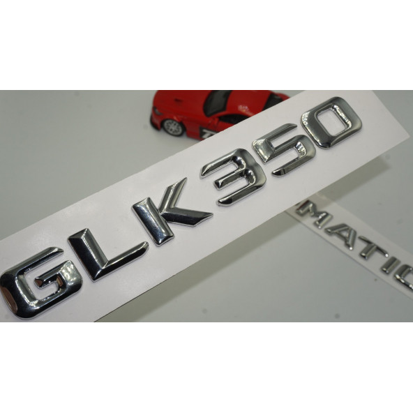Benz GLK 350 4Matic Bagaj Krom Metal 3M 3D Yazı Logo