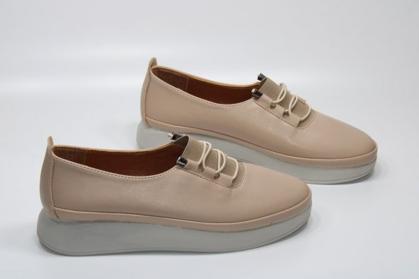 LADYPARK ORTOPEDİK HAFİF TABAN LASTİK BAĞCIKLI STREÇLİ KOLAY GİYİM KADIN GÜNLÜK RAHAT AYAKKABI