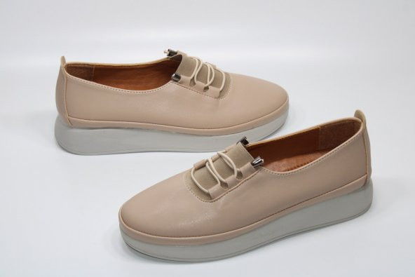 LADYPARK ORTOPEDİK HAFİF TABAN LASTİK BAĞCIKLI STREÇLİ KOLAY GİYİM KADIN GÜNLÜK RAHAT AYAKKABI - 3