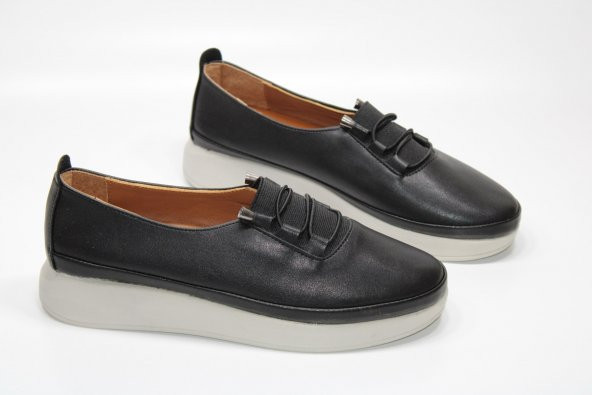 LADYPARK ORTOPEDİK HAFİF TABAN LASTİK BAĞCIKLI STREÇLİ KOLAY GİYİM KADIN GÜNLÜK RAHAT AYAKKABI - 6