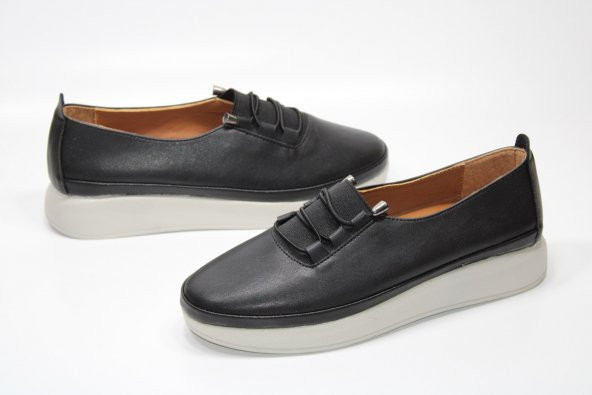 LADYPARK ORTOPEDİK HAFİF TABAN LASTİK BAĞCIKLI STREÇLİ KOLAY GİYİM KADIN GÜNLÜK RAHAT AYAKKABI - 8