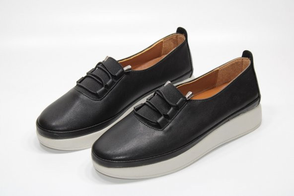 LADYPARK ORTOPEDİK HAFİF TABAN LASTİK BAĞCIKLI STREÇLİ KOLAY GİYİM KADIN GÜNLÜK RAHAT AYAKKABI - 9