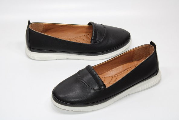 LADYPARK ORTOPEDİK HAFİF TABAN BAĞSIZ KOLAY GİYİM KADIN GÜNLÜK DÜZ TABAN RAHAT AYAKKABI - 2