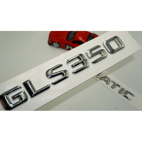 Benz GLS 350 4Matic Bagaj Krom Metal 3M 3D Yazı Logo