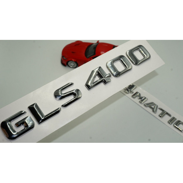 Benz GLS 400 4Matic Bagaj Krom Metal 3M 3D Yazı Logo