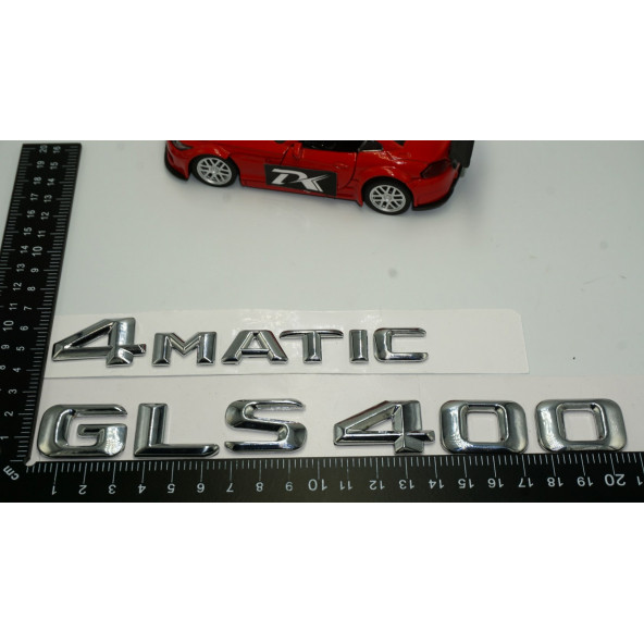 Benz GLS 400 4Matic Bagaj Krom Metal 3M 3D Yazı Logo - Resim 4