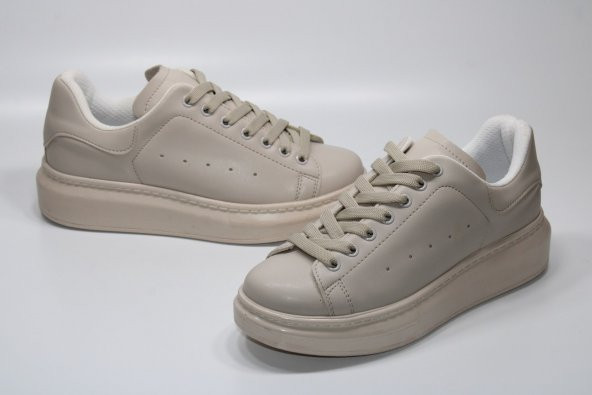 CASSO ORTOPEDİK YÜKSEK TABAN BAĞCIKLI KADIN GÜNLÜK RAHAT CASUAL AYAKKABI - 3