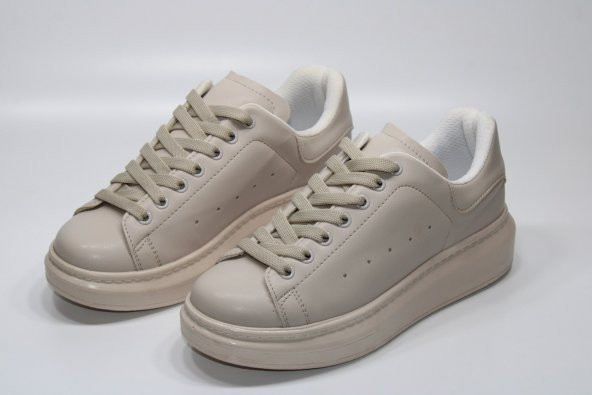 CASSO ORTOPEDİK YÜKSEK TABAN BAĞCIKLI KADIN GÜNLÜK RAHAT CASUAL AYAKKABI - 4