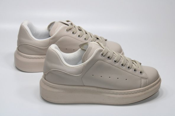 CASSO ORTOPEDİK YÜKSEK TABAN BAĞCIKLI KADIN GÜNLÜK RAHAT CASUAL AYAKKABI - 5