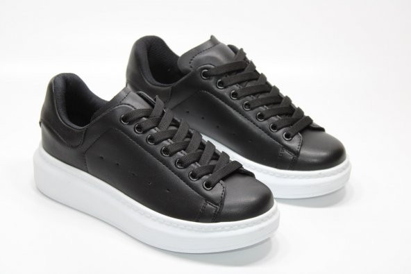 CASSO ORTOPEDİK YÜKSEK TABAN BAĞCIKLI KADIN GÜNLÜK RAHAT CASUAL AYAKKABI - 6