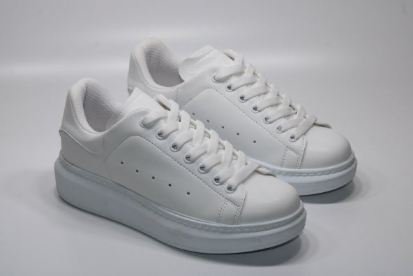 CASSO ORTOPEDİK YÜKSEK TABAN BAĞCIKLI KADIN GÜNLÜK RAHAT CASUAL AYAKKABI - 11