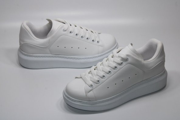 CASSO ORTOPEDİK YÜKSEK TABAN BAĞCIKLI KADIN GÜNLÜK RAHAT CASUAL AYAKKABI - 12