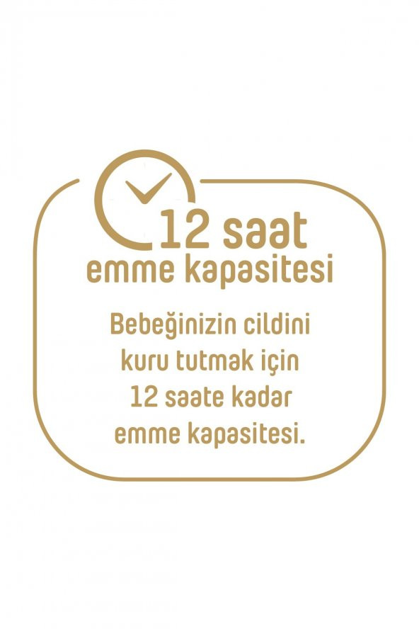 Pure Baby  Organik Pamuklu Cırtlı Bez Tekli Paket 6 Numara Xlarge 96 Adet - 6