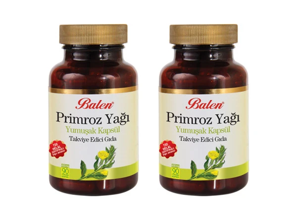 2 Adet Balen Primroz Yağı  500 Mg X 90 Kapsül - 1