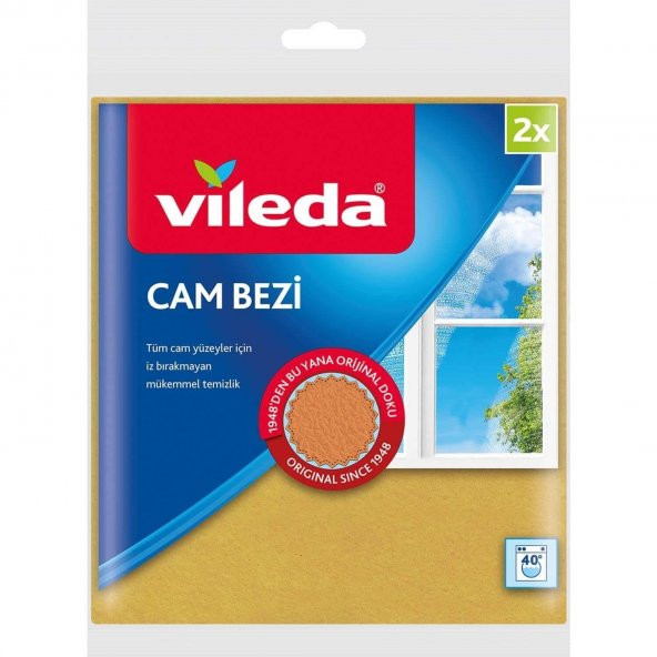 Vileda Cam Bezi 2 Li Eko Paket