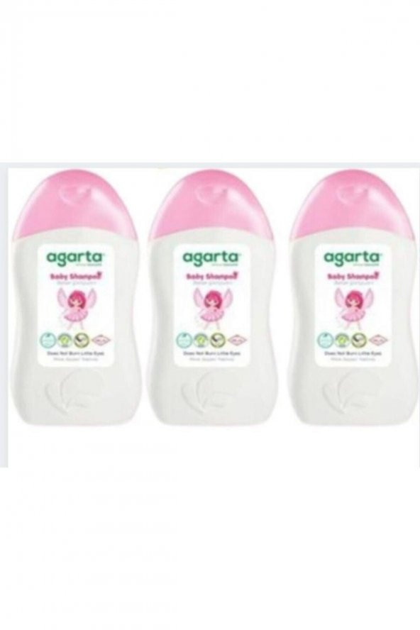 Doğal Şampuan  Bebek Kız Çocuklarına Özel Bakım 400 ml X 3 Adet