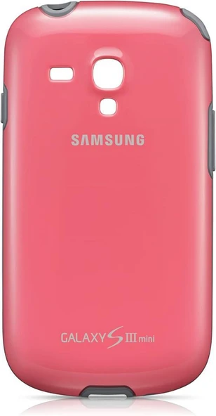 Samsung Galaxy S3 Mini Protective Cover Orjinal Kılıf Pembe - EFC-1M7BPEGSTD - Resim 3