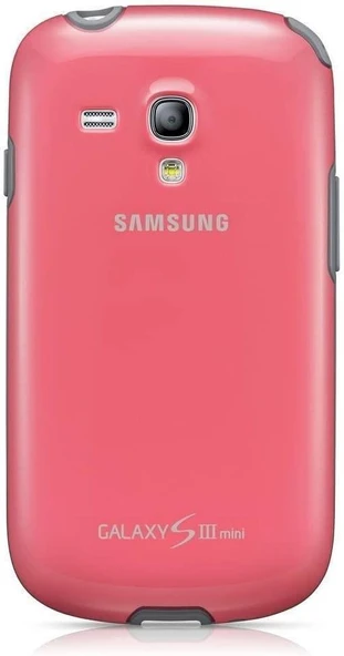 Samsung Galaxy S3 Mini Protective Cover Orjinal Kılıf Pembe - EFC-1M7BPEGSTD - Resim 2