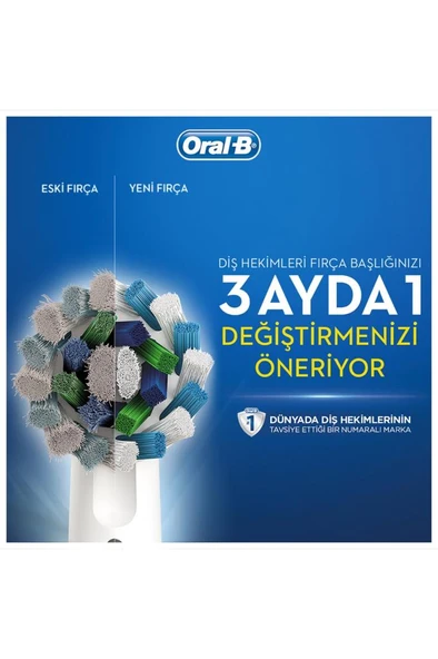 Oral-B Pro 3900 Şarj Edilebilir Diş Fırçası 2'li Avantaj Paketi + 2'li Başlık - 6