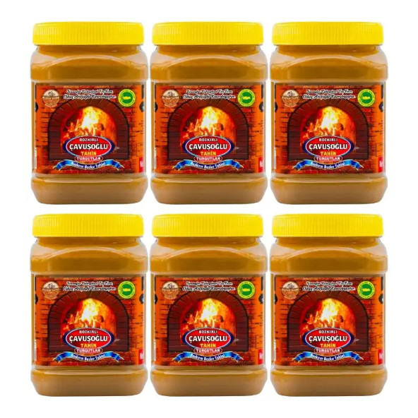 6 X Çavuşoğlu Odun Ateşinde Kepekli Bozkır Tahini 930g