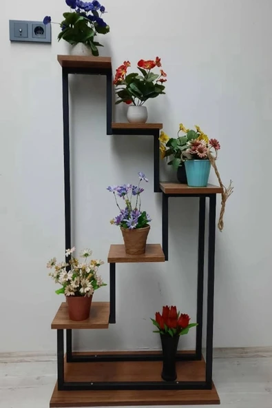 adımshops Merdiven Çiçeklik, Saksılık, Balkon Bahçe Dekor - 1