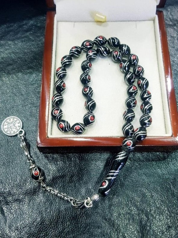 OLTU TAŞI ÖZEL KESİM ÖZEL İŞLEME TESPİH - 5