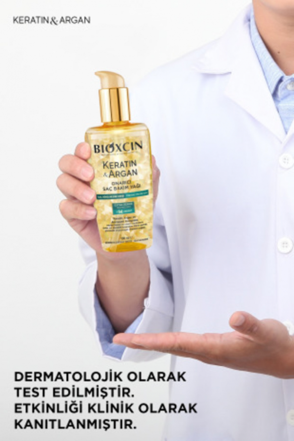 Bioxcin Keratin & Argan Onarıcı Saç Bakım Yağı 150 Ml - Yıpranmış Ve Hasar Görmüş Saçlar - 6