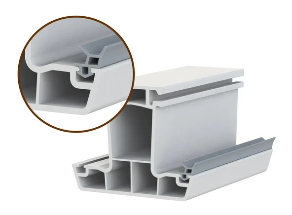 Contacall Pimapen Kapı Pencere Contası Pvc Doğrama Fitili 10 Metre Gri - Resim 5