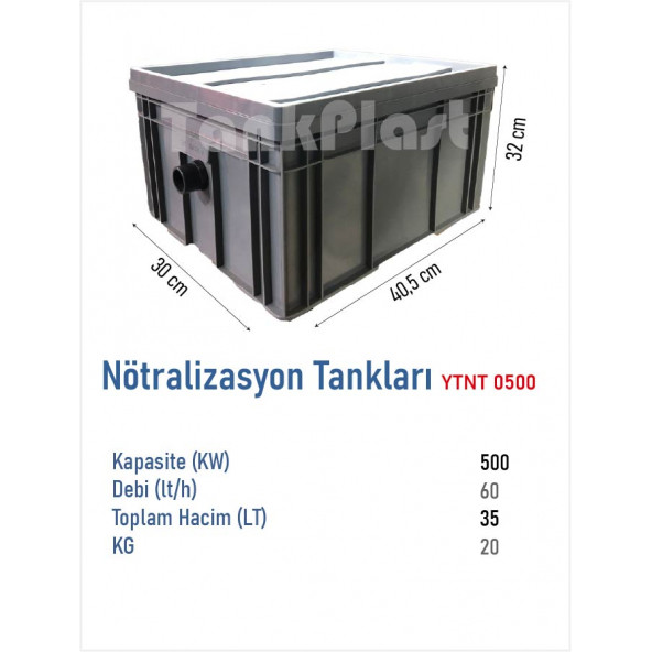 Tankplast Nötralizasyon Tankı 500 Kw Nötralizasyon Ünitesi - 2