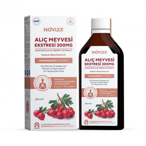Novlex Alıç Meyve Ekstresi ve Piperin 250ml