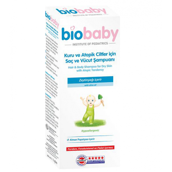 Biobaby Kuru ve Atopik Ciltler İçin Şampuan 300 ml