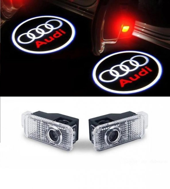 Audi A4 Kapı Altı Hayalet Logo Orjinal Lazer Led 2009-2014