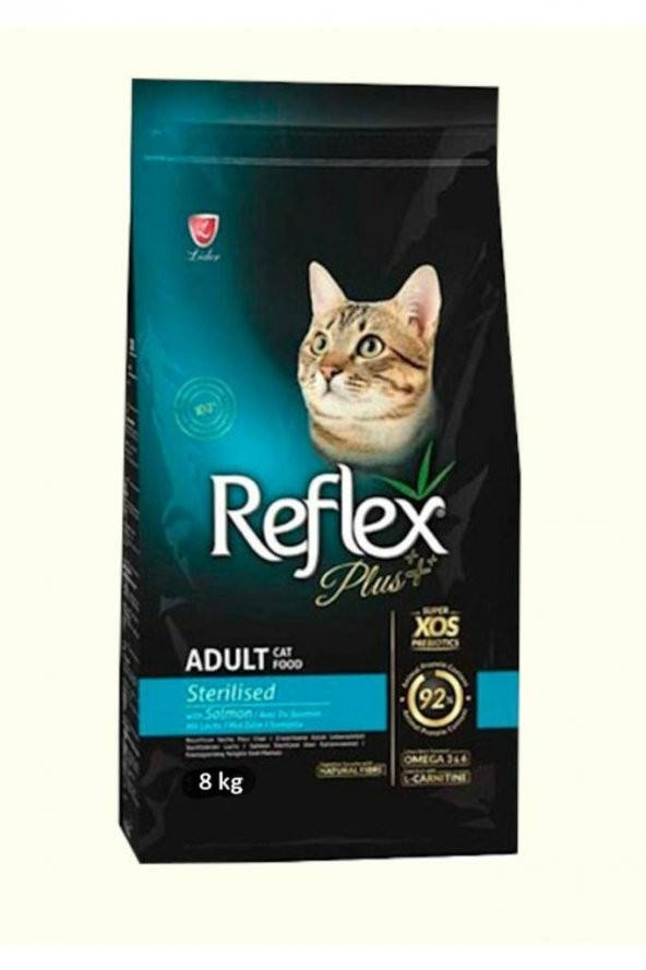 Reflex Plus Sterilised Kisirlastirilmis Somonlu Kedi Mamasi 8 Kg