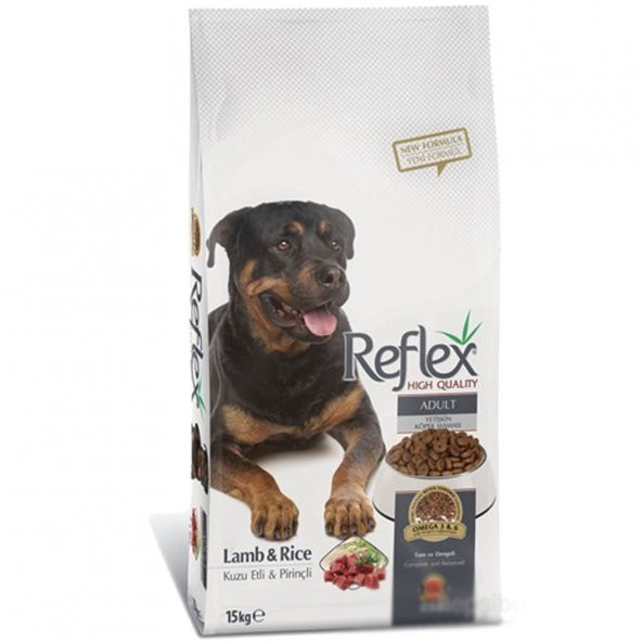 Reflex Adult Dog Kuzu Etli & Pirinçli Yetişkin Köpek Maması 15 Kg