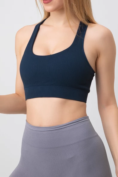 DoReMi Seamless Ripli Pedli Spor Sütyen - 5