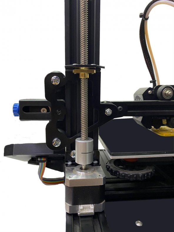 Ender 3 çift z eksen yükseltme metal parçası(Siyah) - 4