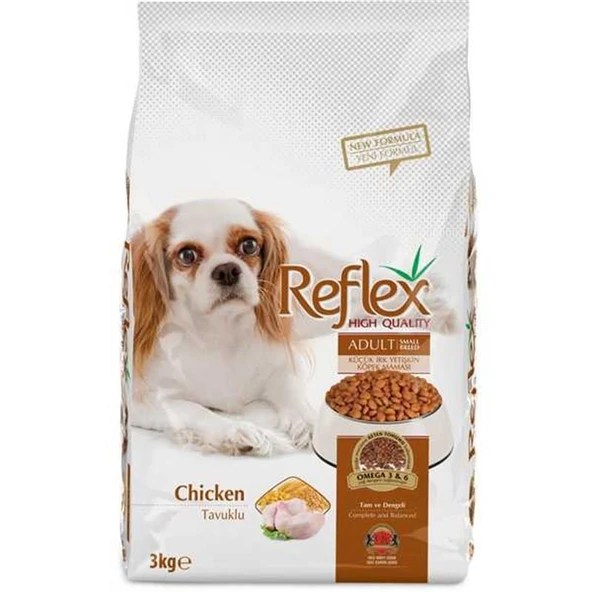 Reflex Küçük Irk Tavuklu Yetişkin Köpek Maması 3 Kg ürün görseli 1